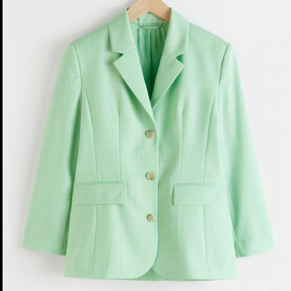 & Other Stories Tailored Twill Blazer